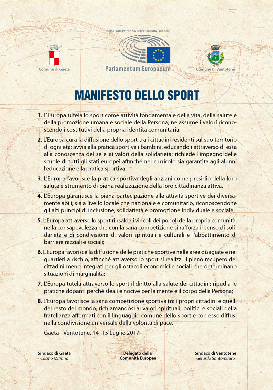 Manifesto dello sport