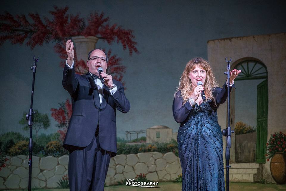 Il baritono Gaetano Maschio e la soprano Filomena iro protagonisti delle arie liriche proposte da Campani in Tiberi alla Sala Riario