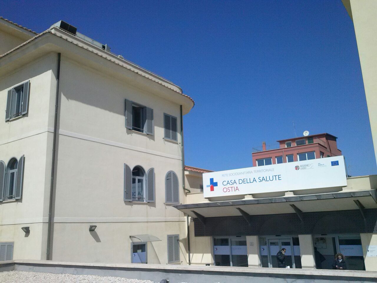 La Casa della Salute, ex ospedale Sant'Agostino, in lungomare Paolo Toscanelli 230 a Ostia
