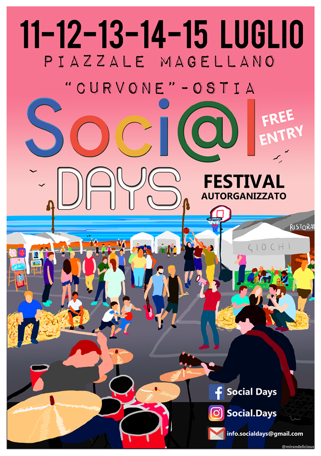 Locandina Ostia Social Days 2018