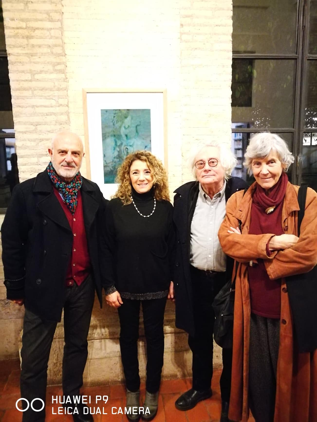 Da sinistra: Gianni Caruso, presidente del “Premio Poesia Città di Fiumicino”; Luigia Sorrentino, titolare del blog “Poesia” di RAI1; Maurizio Cucchi; Biancamaria Frabotta