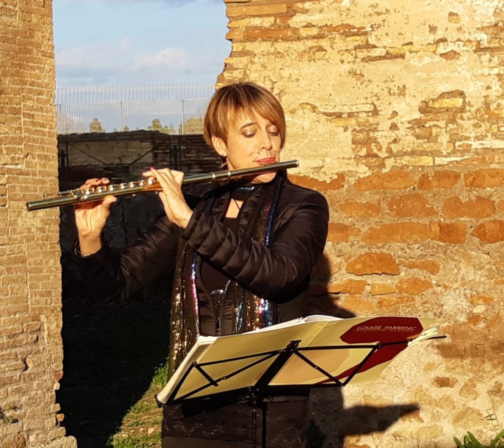 La flautista Iolanda Zignani