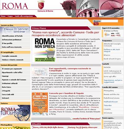 Torna a funzionare il portale del Comune di Roma