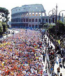 Roma capitale della maratona. Vince Kolum