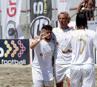 Serie A beach soccer, Colosseum vince il derby col Mare di Roma
