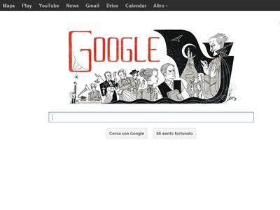 Google festeggia Bram Stoker, creatore del conte Dracula