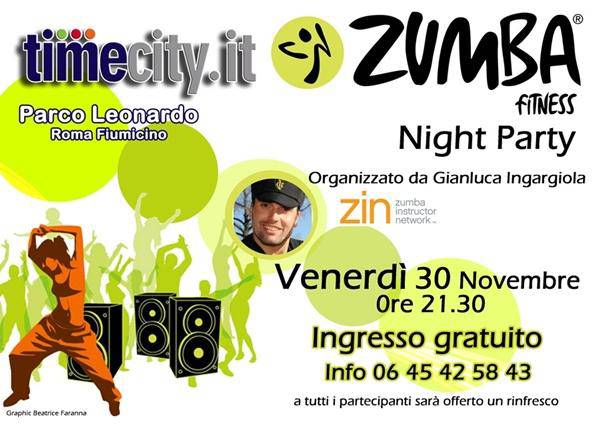 Questa sera... zumba anche tu. Gratis, a Time City