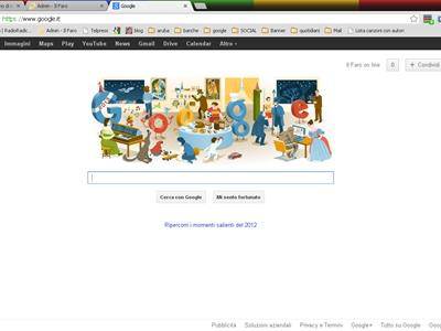 Google Doodle, auguri per il 2013