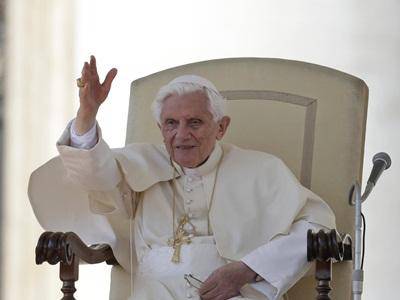 Mercoledì il saluto a Papa Benedetto XVI