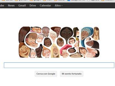 Auguri a tutte le donne del mondo da Google