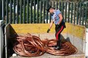 Furto di rame a Cerveteri