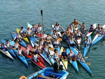 Il vento non ferma i govani canoisti