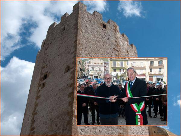 Inaugurata la Torre di Castellone dopo i lavori di restauro 