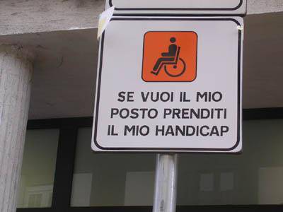 “No alla speculazione sulla disabilità”