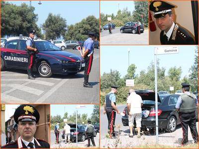 Carabinieri in campo, territorio al setaccio