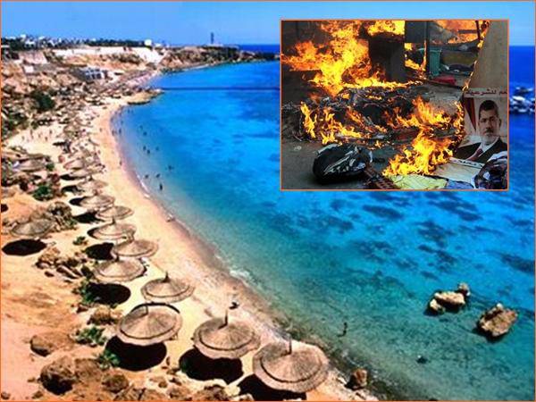 Sharm El Sheikh fa paura, aerei vuoti