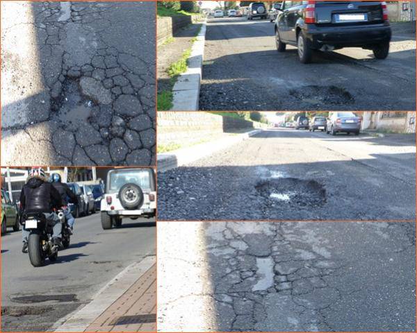 “Via Fiumara, strada disseminata di voragini”