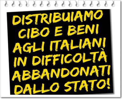 Barone (Forza Nuova): “500 kg di alimenti raccolti, grazie Cerveteri”