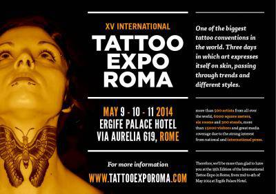 Arriva il 9 maggio il Tattoo Expo Roma