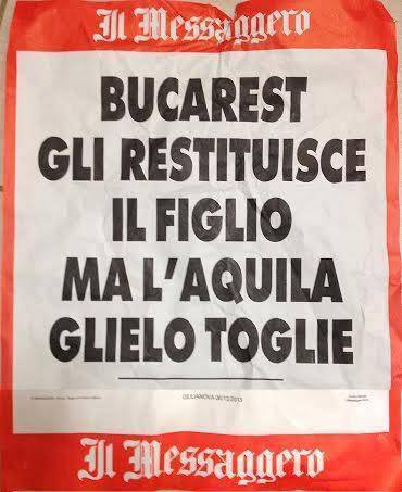 "Riporta Alexander in braccio al suo papà"