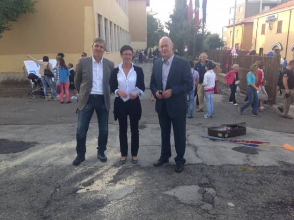 Il sindaco Mazzola in visita alle scuole tarquiniesi