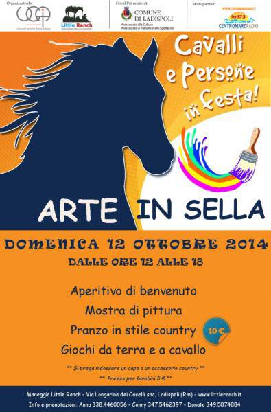 “Arte in sella”, una giornata all’insegna dell’arte e della natura