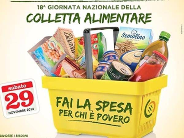 Solidarietà, l'appuntamento è con la Giornata Nazionale della Colletta Alimentare