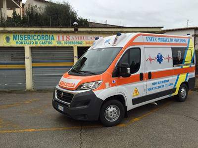 Una nuova ambulanza per le Misericordie di Montalto