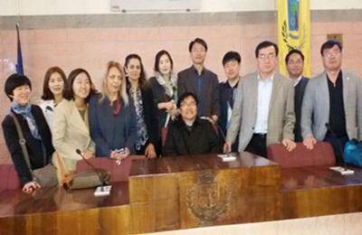 Delegazione coreana in visita al Comune