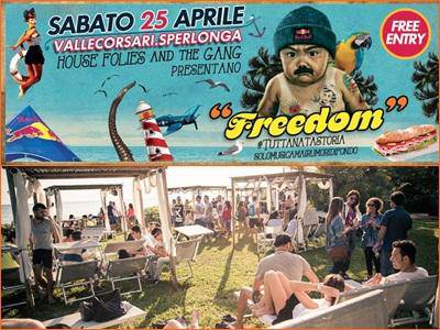 Freedom prima edizione, per un giorno intero quarantacinque artisti sul palco