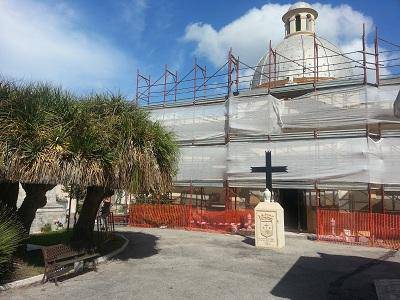 In corso la ristrutturazione della Cappella del Cimitero Comunale