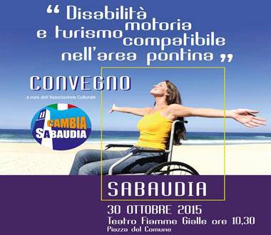 A breve il Convegno ”Disabilità Motoria e Turismo Compatibile nell’Area Pontina”
