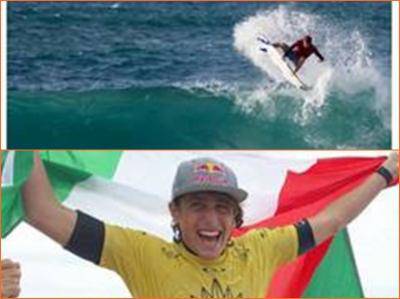 Leonardo Fioravanti Campione del Mondo di surf under 18
