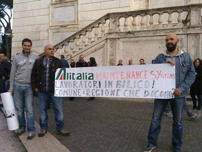 Trasporto aereo, Usb: “No alla svendita di Alitalia Maintenace Systems”
