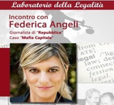 “Laboratorio della legalità”: incontro con la giornalista Federica Angeli