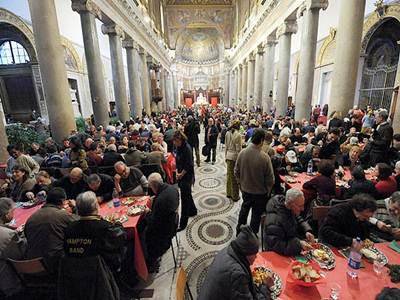 #mercychristmas, i pranzi di natale 2015 della comunità di Sant’Egidio