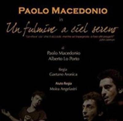 Spazio teatro di Villa Guglielmi: Paolo Macedonio nello spettacolo “Un fulmine a ciel sereno”