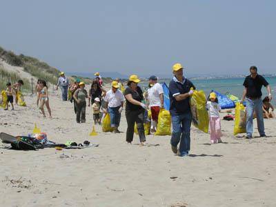 Fare Verde: ripulita la spiaggia in località San Giorgio