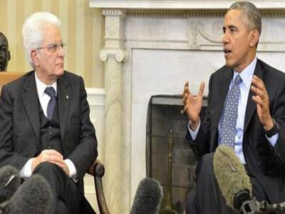 Vertice Obama - Matterella: piena intesa sulla Libia