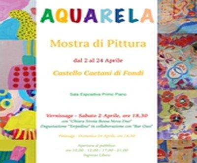 Al Castello Caetani la mostra “Aquarela”