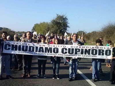 Cupinoro: nuova manifestazione per sabato 2 aprile