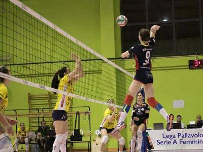 L’Omia Volley Cisterna non riesce a incidere e Trento la supera in tre set