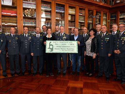 Le Fiamme Gialle a sostegno della “Fondazione Tommasino Bacciotti”