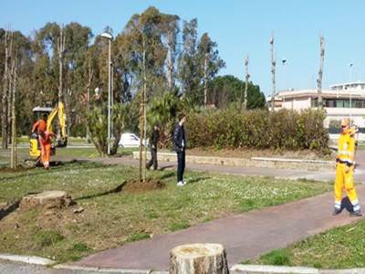 #Ostia, Angelucci-Di Pillo ‘Avanti tutta sulla manutenzione del verde, iniziati lavori di sfalcio su via Oletta’