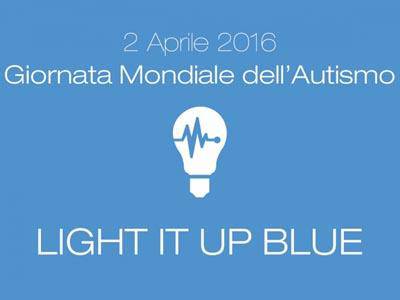 La Città si tinge di blu per la Giornata Internazionale dell'Autismo