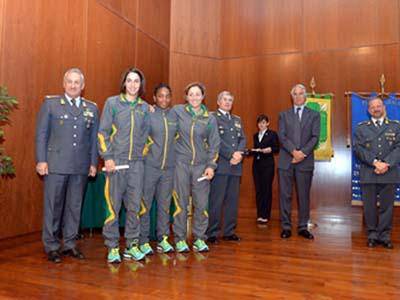 Quintavalle, Galeone e Gwend. Le campionesse del judo italiano premiate dalla Guardia di Finanza