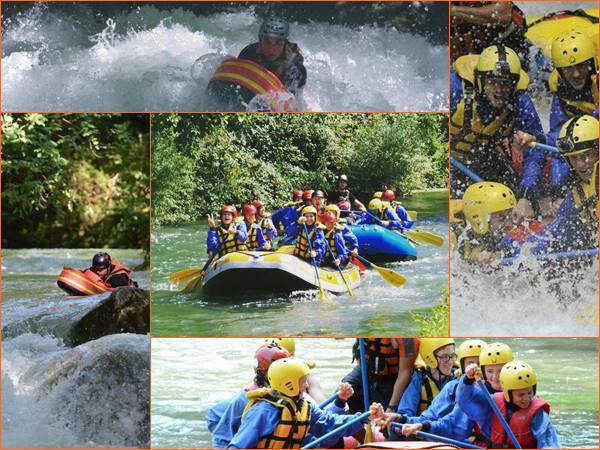 Rafting, sport e divertimento alla cascata delle Marmore