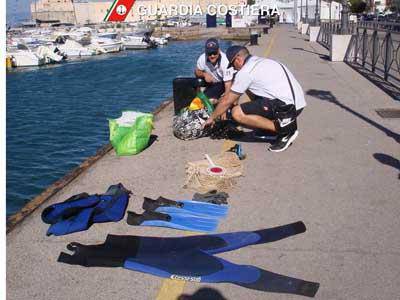 Guardia Costiera: continuano le attività di contrasto alla pesca abusiva