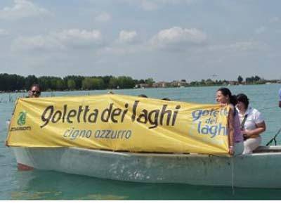 Legambiente: la Goletta dei Laghi sbarca nel Lazio