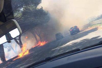 Nuovo rogo sulla Pontina, poi un incidente: viabilità ancora in tilt